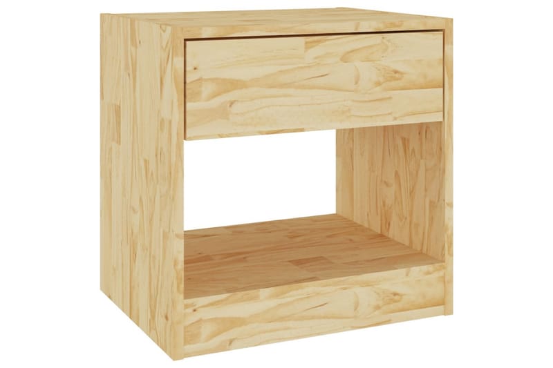 Yöpöytä 40x31x40 cm täysi mänty - Ruskea - Huonekalut - Pöytä & ruokailuryhmä - Apupöytä & sivupöytä - Yöpöytä