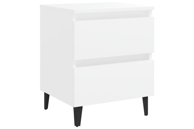 Yöpöytä 40x35x50 cm - Valkoinen - Huonekalut - Pöytä & ruokailuryhmä - Apupöytä & sivupöytä - Yöpöytä