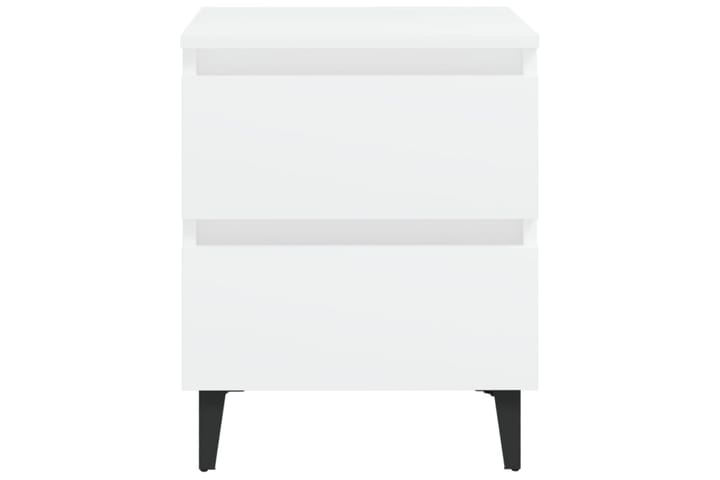 Yöpöytä 40x35x50 cm - Valkoinen - Yöpöytä