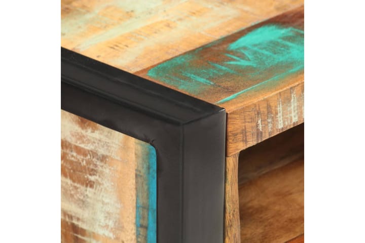 Yöpöytä 40x35x55 cm täysi kierrätetty puu - Ruskea - Yöpöytä