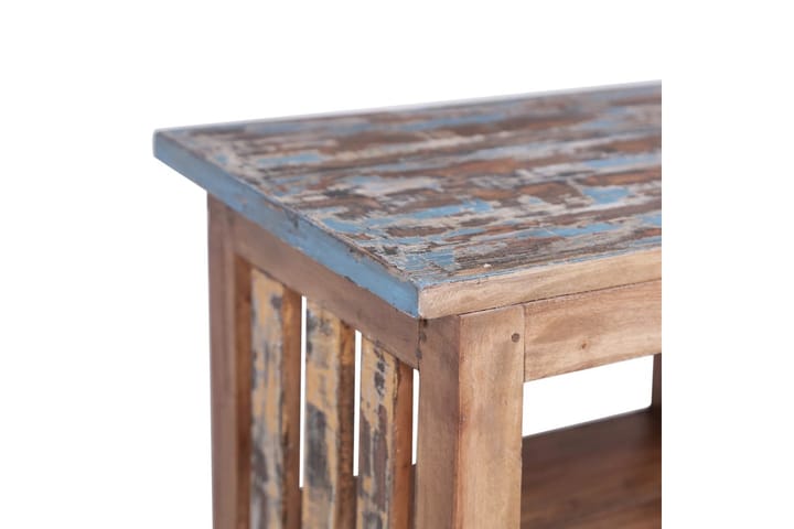Yöpöytä 41x30x50 cm täysi kierrätetty puu - Ruskea - Yöpöytä