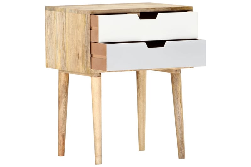 Yöpöytä 47x35x59 cm täysi mangopuu - Ruskea - Huonekalut - Pöytä & ruokailuryhmä - Apupöytä & sivupöytä - Yöpöytä