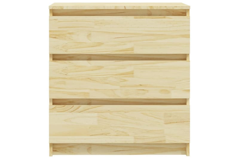 Yöpöytä 60x36x64 cm täysi mänty - Ruskea - Huonekalut - Pöytä & ruokailuryhmä - Apupöytä & sivupöytä - Yöpöytä