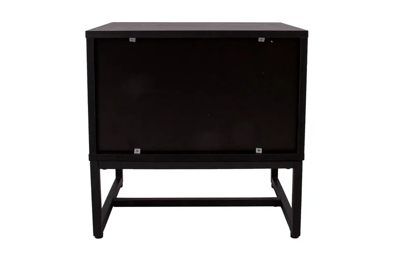 Yöpöytä Amsterdam Tammi/Musta - Huonekalut - Pöytä & ruokailuryhmä - Apupöytä & sivupöytä - Yöpöytä