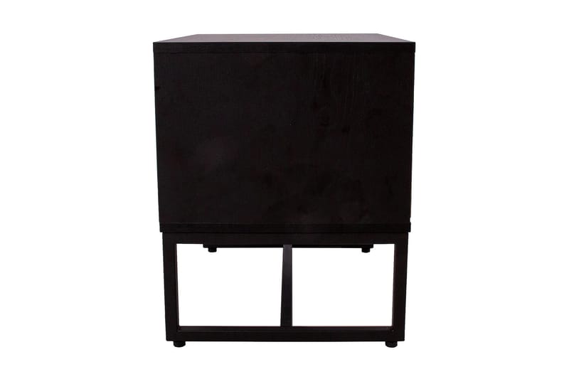 Yöpöytä Amsterdam Tammi/Musta - Huonekalut - Pöytä & ruokailuryhmä - Apupöytä & sivupöytä - Yöpöytä