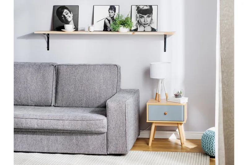 Yöpöytä Arvada 40 cm Säilytyksellä Laatikko - Ruskea - Huonekalut - Pöytä & ruokailuryhmä - Apupöytä & sivupöytä - Yöpöytä