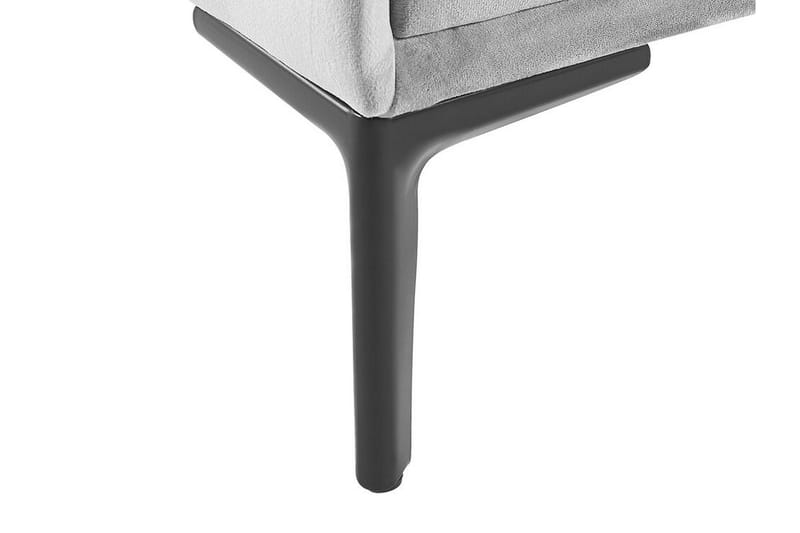 Yöpöytä Barbonne 44 cm - Sametti/Harmaa - Huonekalut - Pöytä & ruokailuryhmä - Apupöytä & sivupöytä - Yöpöytä