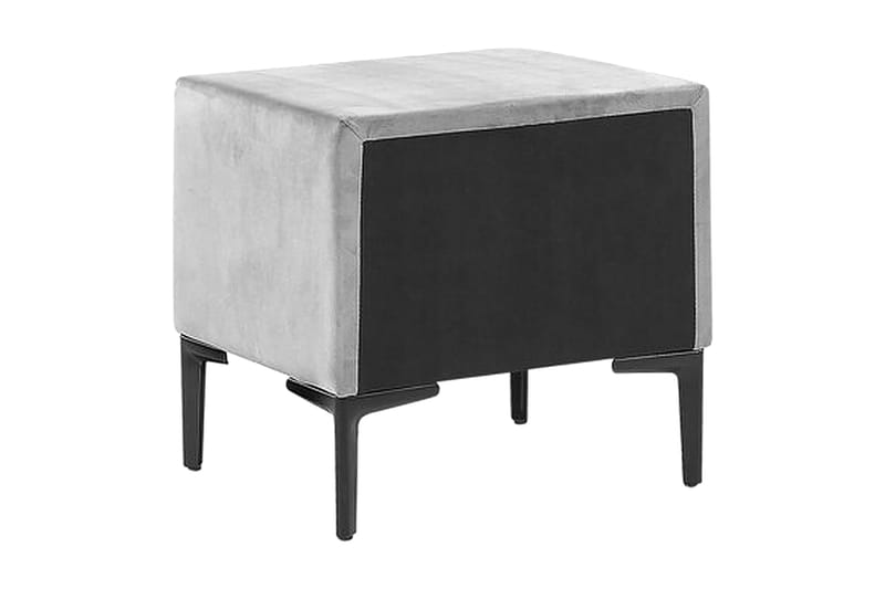 Yöpöytä Barbonne 44 cm - Sametti/Harmaa - Huonekalut - Pöytä & ruokailuryhmä - Apupöytä & sivupöytä - Yöpöytä