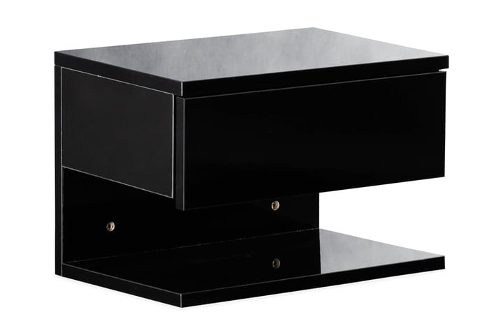 Yöpöytä Belmadu 35x32 cm - Musta - Yöpöytä