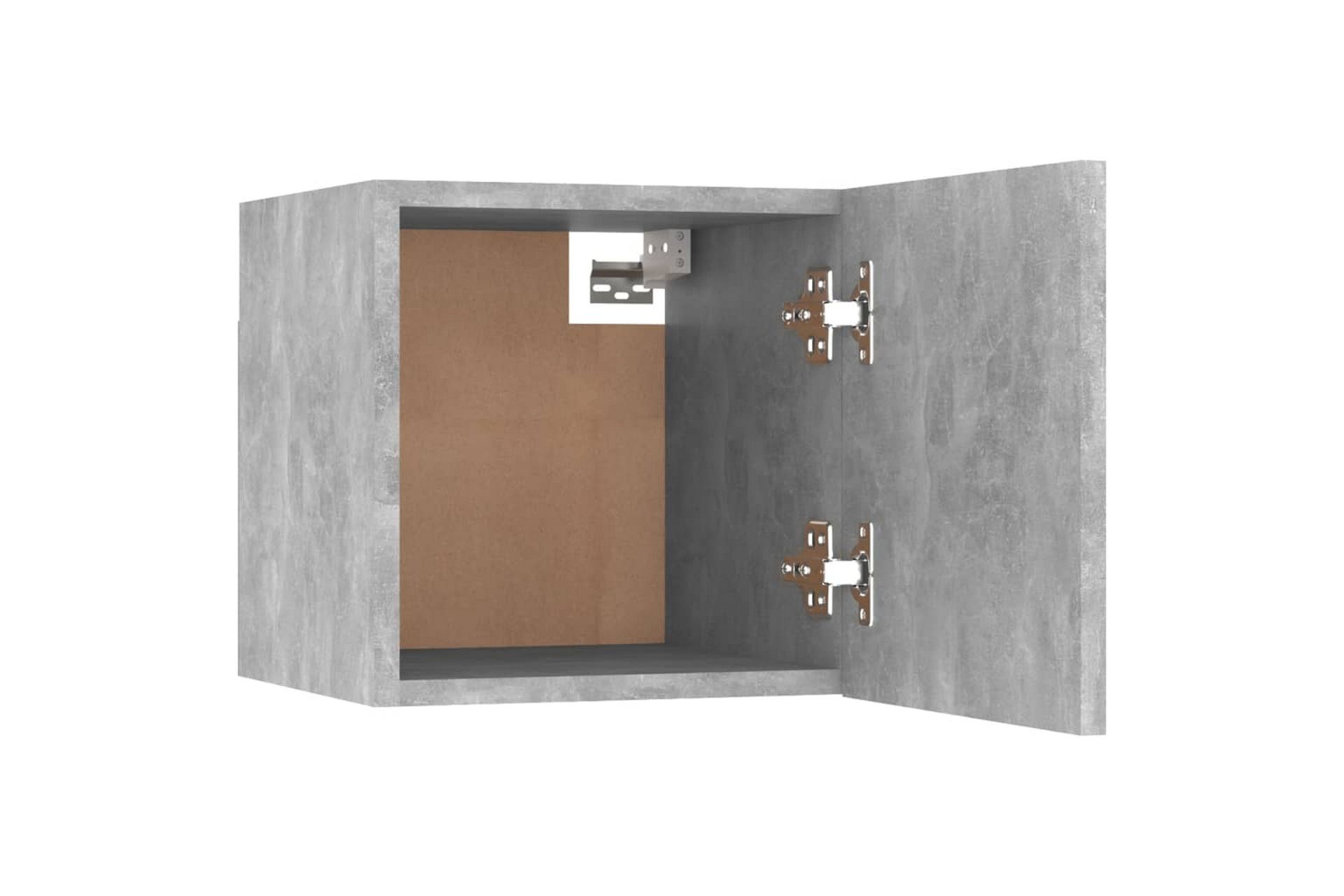 Yöpöytä betoninharmaa 30,5x30x30 cm lastulevy - Harmaa - Huonekalut - Pöytä & ruokailuryhmä - Apupöytä & sivupöytä - Yöpöytä