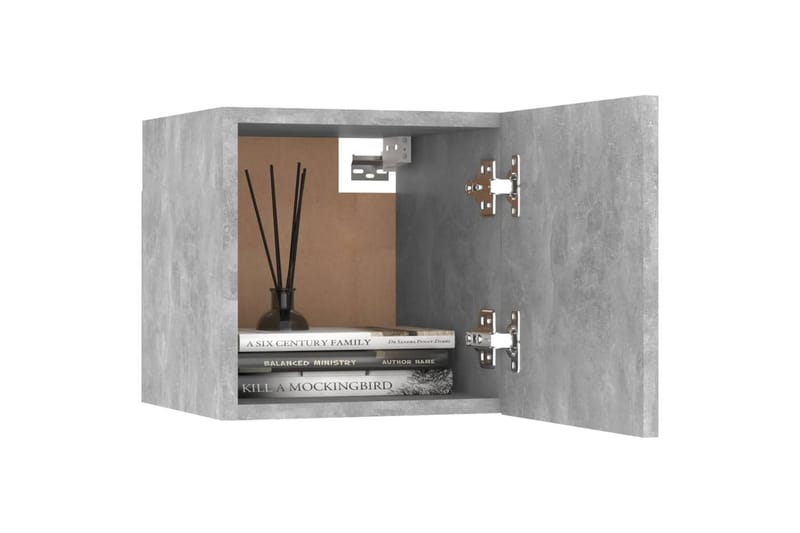 Yöpöytä betoninharmaa 30,5x30x30 cm lastulevy - Harmaa - Huonekalut - Pöytä & ruokailuryhmä - Apupöytä & sivupöytä - Yöpöytä
