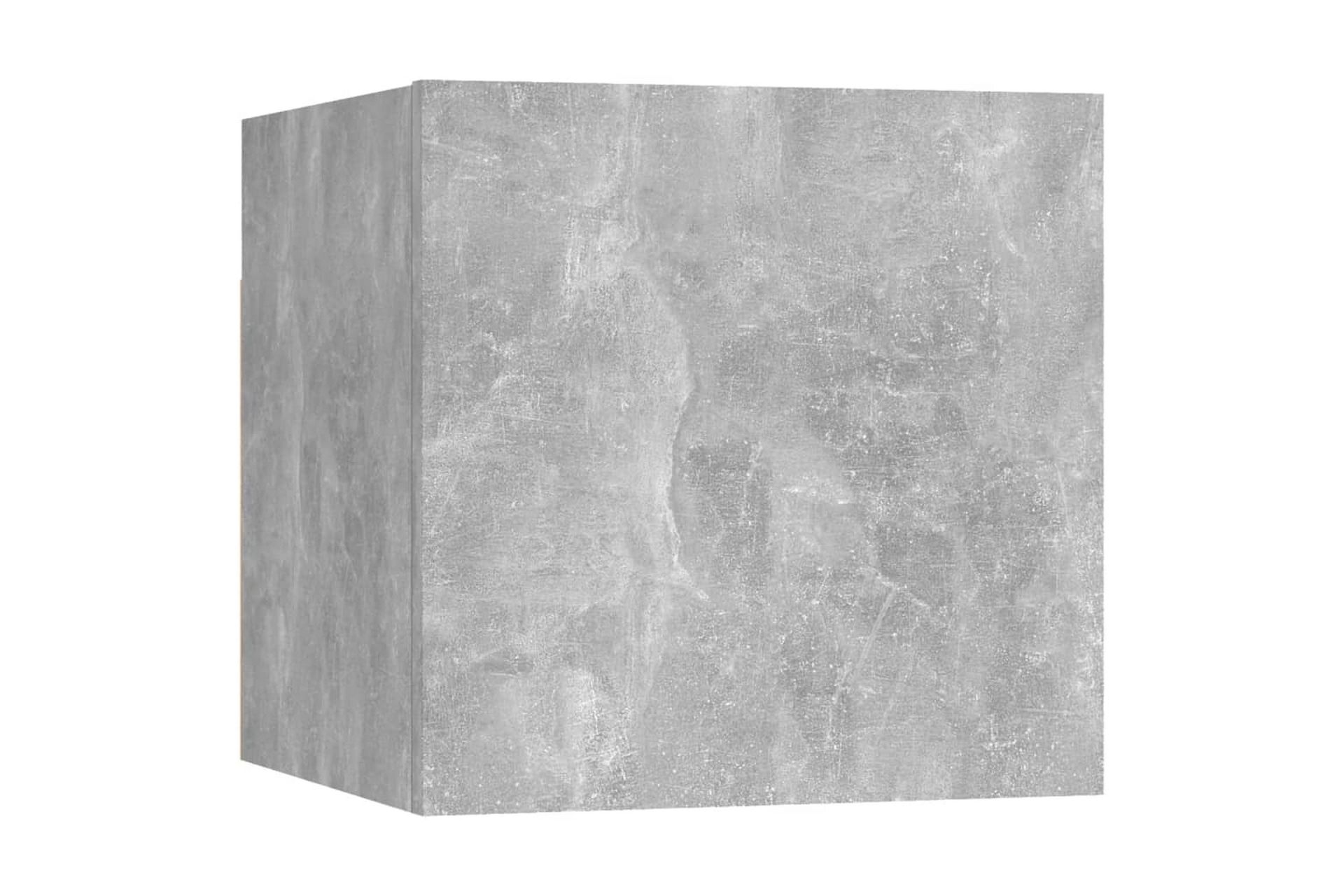 Yöpöytä betoninharmaa 30,5x30x30 cm lastulevy - Harmaa - Huonekalut - Pöytä & ruokailuryhmä - Apupöytä & sivupöytä - Yöpöytä