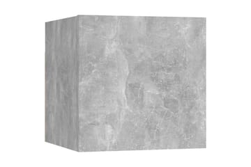 Yöpöytä betoninharmaa 30,5x30x30 cm lastulevy - Harmaa - Huonekalut - Pöytä & ruokailuryhmä - Apupöytä & sivupöytä - Yöpöytä