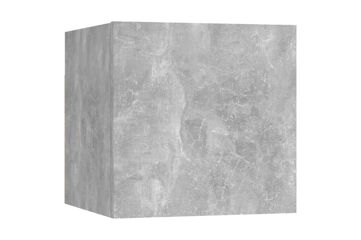 Yöpöytä betoninharmaa 30,5x30x30 cm lastulevy - Harmaa - Yöpöytä