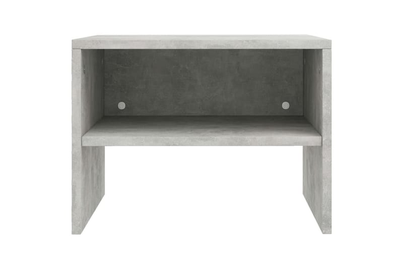 Yöpöytä betoninharmaa 40x30x30 cm lastulevy - Harmaa - Huonekalut - Pöytä & ruokailuryhmä - Apupöytä & sivupöytä - Yöpöytä