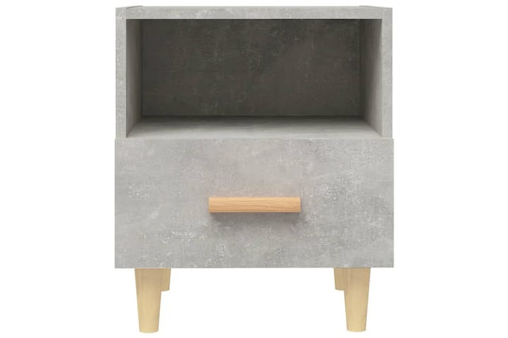 Yöpöytä betoninharmaa 40x35x47 cm - Harmaa - Yöpöytä