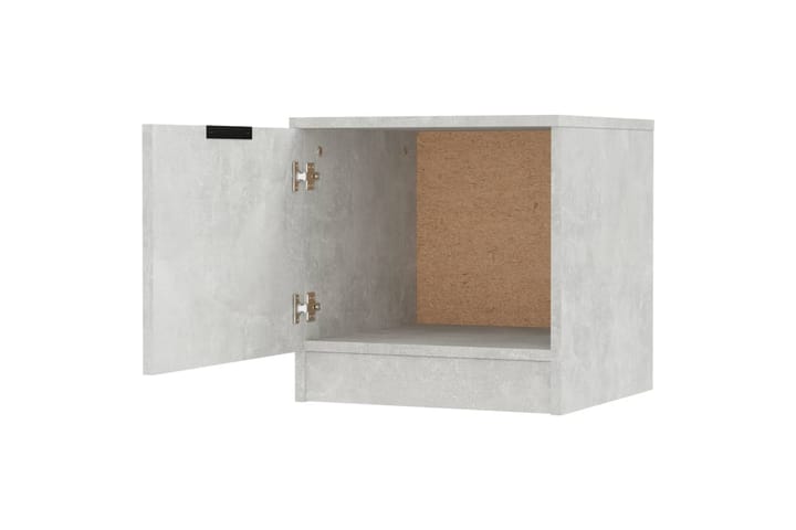 Yöpöytä betoninharmaa 40x39x40 cm - Harmaa - Yöpöytä