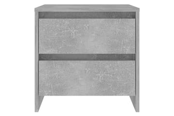 Yöpöytä betoninharmaa 45x34,5x44,5 cm lastulevy - Harmaa - Huonekalut - Pöytä & ruokailuryhmä - Apupöytä & sivupöytä - Yöpöytä