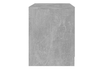 Yöpöytä betoninharmaa 45x34,5x44,5 cm lastulevy - Harmaa - Huonekalut - Pöytä & ruokailuryhmä - Apupöytä & sivupöytä - Yöpöytä