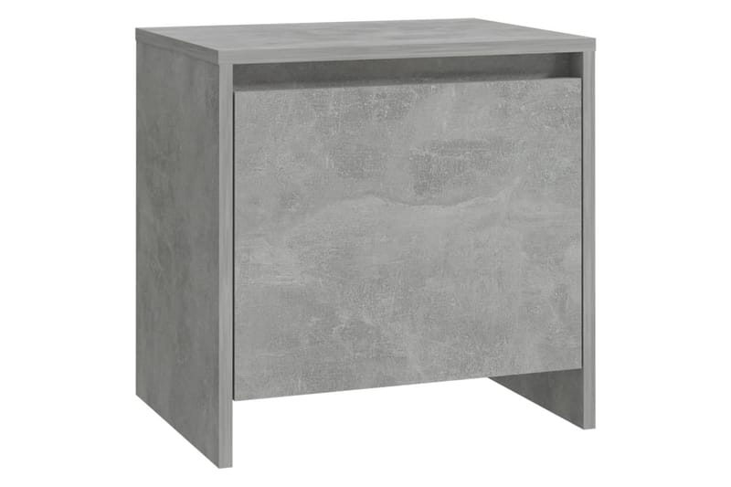 Yöpöytä betoninharmaa 45x34x44,5 cm lastulevy - Harmaa - Huonekalut - Pöytä & ruokailuryhmä - Apupöytä & sivupöytä - Yöpöytä