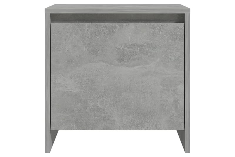 Yöpöytä betoninharmaa 45x34x44,5 cm lastulevy - Harmaa - Huonekalut - Pöytä & ruokailuryhmä - Apupöytä & sivupöytä - Yöpöytä