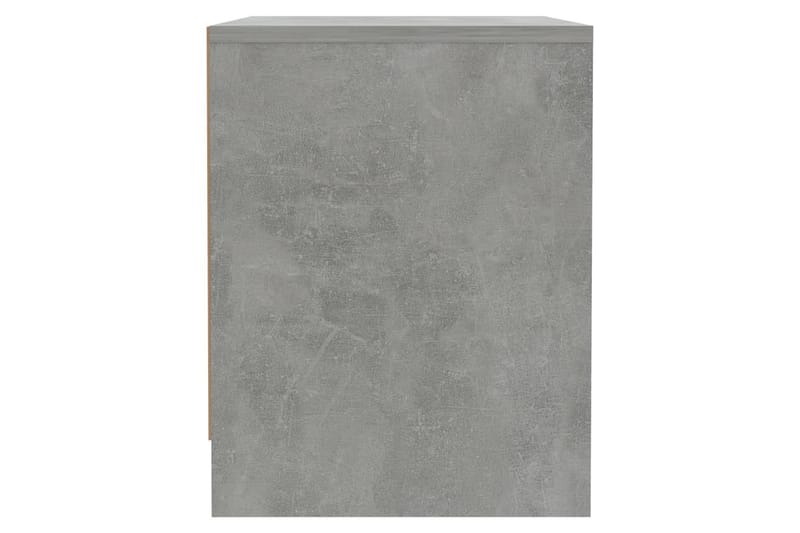 Yöpöytä betoninharmaa 45x34x44,5 cm lastulevy - Harmaa - Huonekalut - Pöytä & ruokailuryhmä - Apupöytä & sivupöytä - Yöpöytä