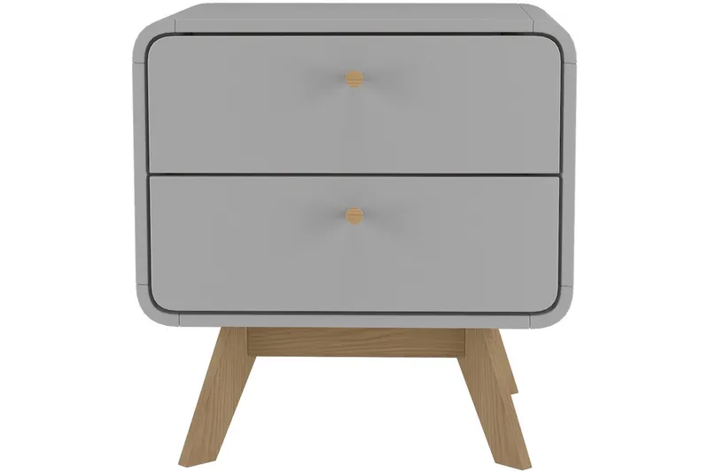 Yöpöytä Caitlyn 51 cm, Harmaa