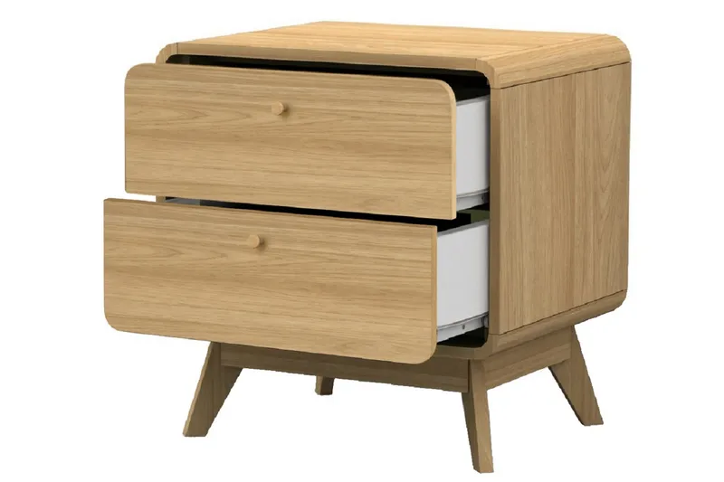 Yöpöytä Caitlyn 51 cm - Luonnonväri - Huonekalut - Pöytä & ruokailuryhmä - Apupöytä & sivupöytä - Yöpöytä