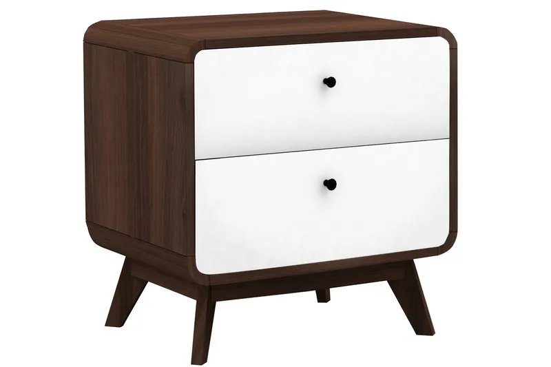 Yöpöytä Caitlyn 51 cm, Valkoinen