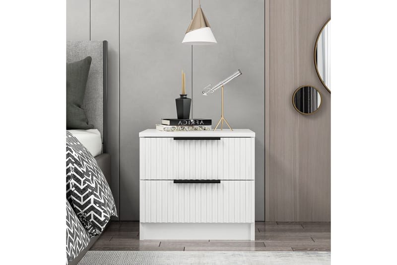 Yöpöytä Cambrian 54 cm, Valkoinen