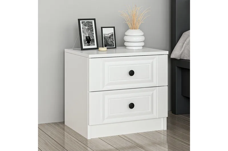 Yöpöytä Cambrian 54 cm, Valkoinen