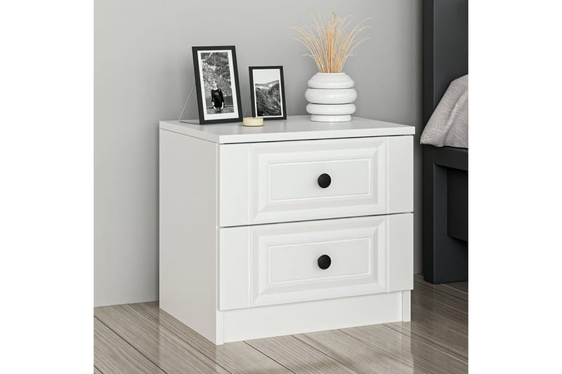 Yöpöytä Cambrian 54 cm, Valkoinen