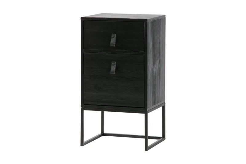 Yöpöytä Doireann 40 cm - Musta - Huonekalut - Pöytä & ruokailuryhmä - Apupöytä & sivupöytä - Yöpöytä