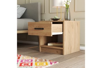 Yöpöytä Etersheim 52 cm - Luonnonväri - Huonekalut - Pöytä & ruokailuryhmä - Apupöytä & sivupöytä - Yöpöytä