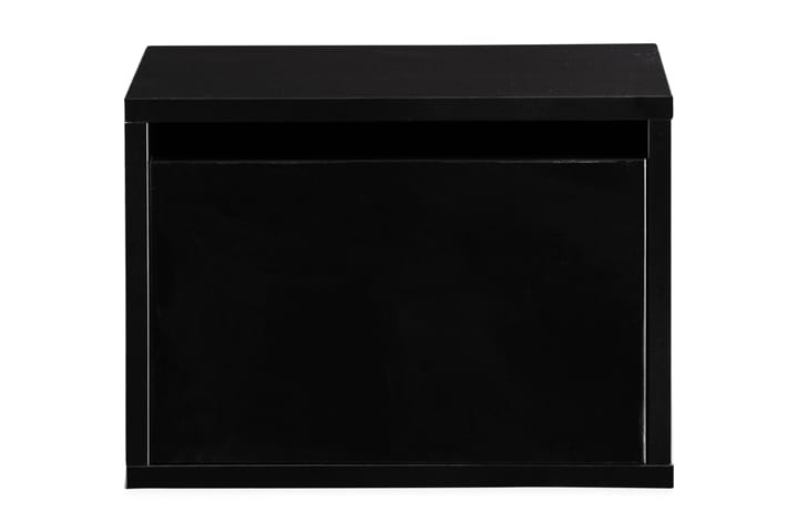 Yöpöytä Ferinto 35x32 cm - Musta - Marmoripöydät - Yöpöytä - Kokoontaitettavat pöydät
