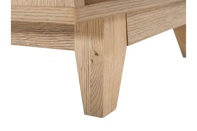 Yöpöytä Gerilyn 50 cm Säilytyksellä Laatikko+Hylly - Valkoinen - Huonekalut - Pöytä & ruokailuryhmä - Apupöytä & sivupöytä - Yöpöytä