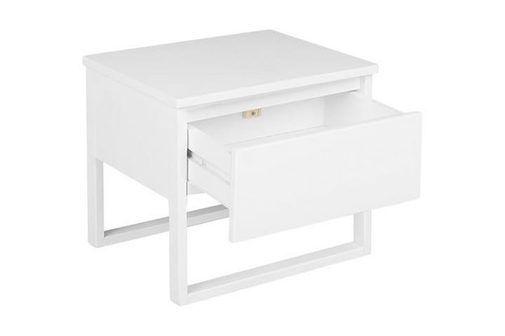 Yöpöytä Giulia 50 cm - Valkoinen - Yöpöytä