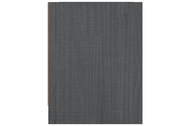 Yöpöytä harmaa 40x30,5x40 cm täysi mänty - Harmaa - Huonekalut - Pöytä & ruokailuryhmä - Apupöytä & sivupöytä - Yöpöytä