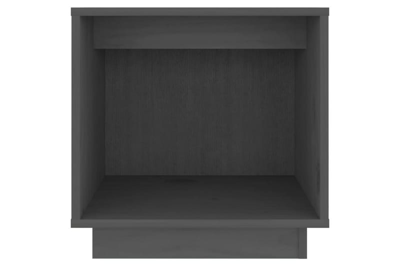 Yöpöytä harmaa 40x30x40 cm täysi mänty - Harmaa - Huonekalut - Pöytä & ruokailuryhmä - Apupöytä & sivupöytä - Yöpöytä
