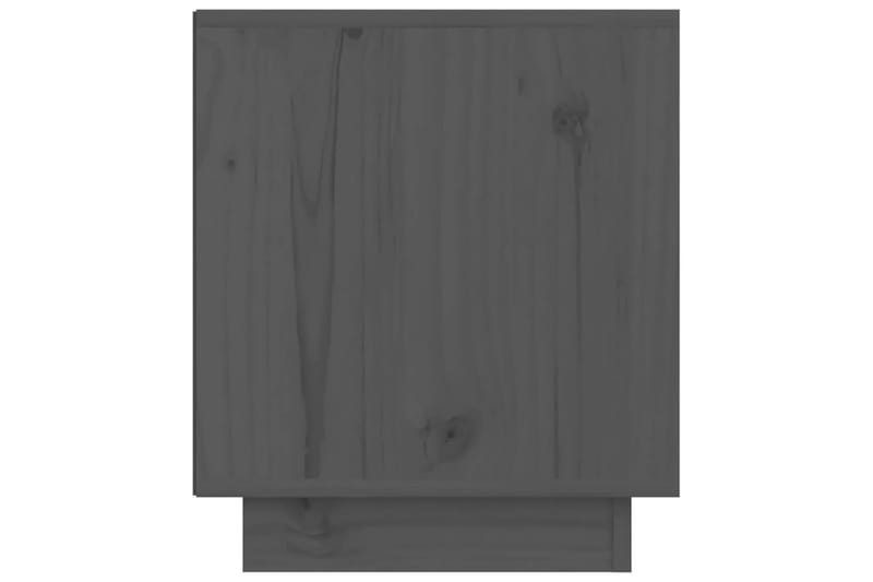 Yöpöytä harmaa 40x34x40 cm täysi mänty - Harmaa - Huonekalut - Pöytä & ruokailuryhmä - Apupöytä & sivupöytä - Yöpöytä