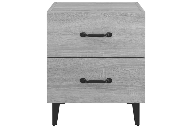 Yöpöytä harmaa Sonoma 40x35x47,5 cm - Harmaa - Huonekalut - Pöytä & ruokailuryhmä - Apupöytä & sivupöytä - Yöpöytä