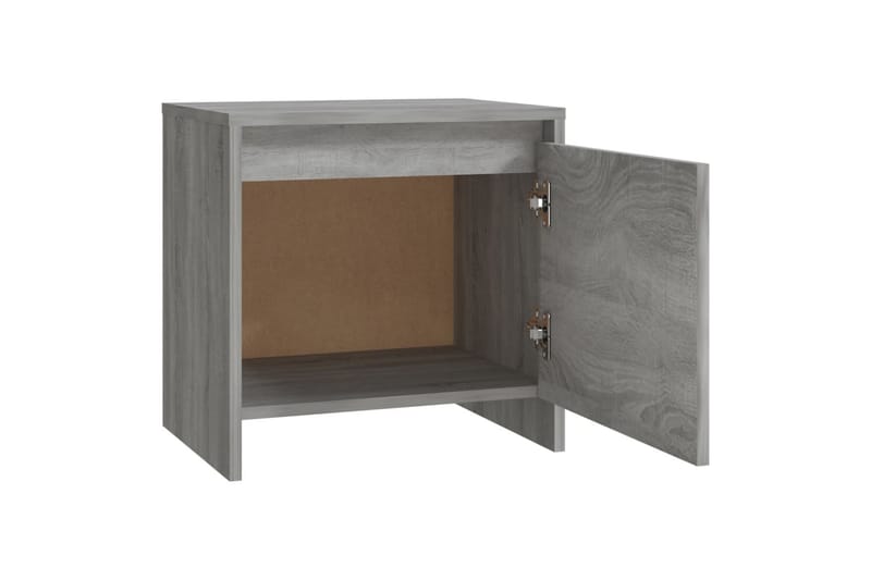 Yöpöytä harmaa Sonoma 45x34x44,5 cm lastulevy - Harmaa - Huonekalut - Pöytä & ruokailuryhmä - Apupöytä & sivupöytä - Yöpöytä