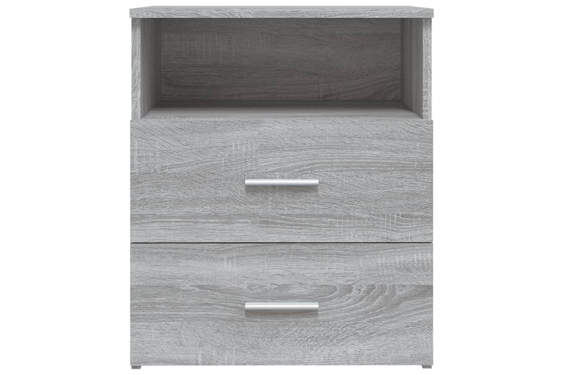 Yöpöytä harmaa Sonoma 50x32x60 cm - Harmaa - Huonekalut - Pöytä & ruokailuryhmä - Apupöytä & sivupöytä - Yöpöytä