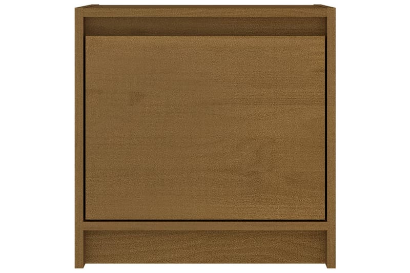 Yöpöytä hunajanruskea 40x30,5x40 cm täysi mänty - Ruskea - Huonekalut - Pöytä & ruokailuryhmä - Apupöytä & sivupöytä - Yöpöytä