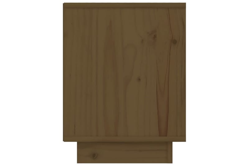 Yöpöytä hunajanruskea 40x30x40 cm täysi mänty - Ruskea - Huonekalut - Pöytä & ruokailuryhmä - Apupöytä & sivupöytä - Yöpöytä