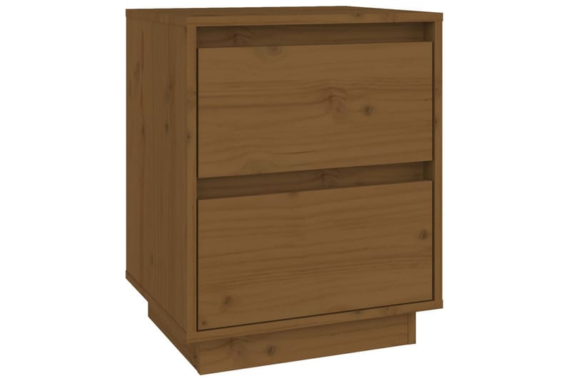 Yöpöytä hunajanruskea 40x35x50 cm täysi mänty - Ruskea - Huonekalut - Pöytä & ruokailuryhmä - Apupöytä & sivupöytä - Yöpöytä