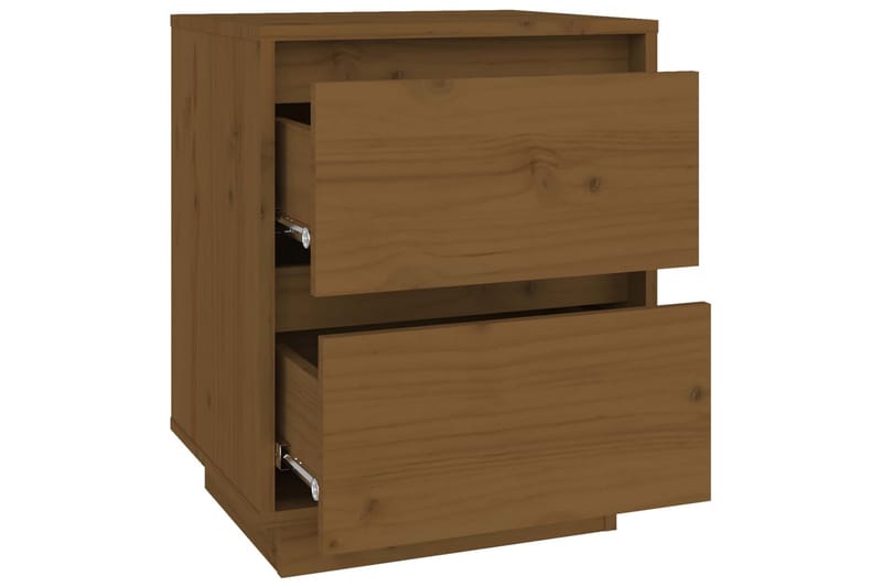 Yöpöytä hunajanruskea 40x35x50 cm täysi mänty - Ruskea - Huonekalut - Pöytä & ruokailuryhmä - Apupöytä & sivupöytä - Yöpöytä