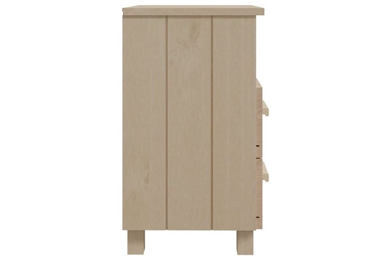 Yöpöytä hunajanruskea 40x35x62 cm täysi mänty - Ruskea - Huonekalut - Pöytä & ruokailuryhmä - Apupöytä & sivupöytä - Yöpöytä