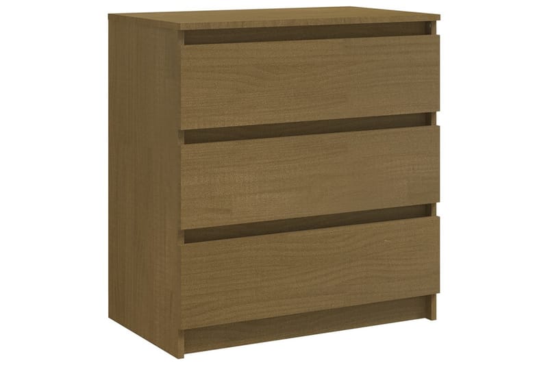 Yöpöytä hunajanruskea 60x36x64 cm täysi mänty - Ruskea - Huonekalut - Pöytä & ruokailuryhmä - Apupöytä & sivupöytä - Yöpöytä