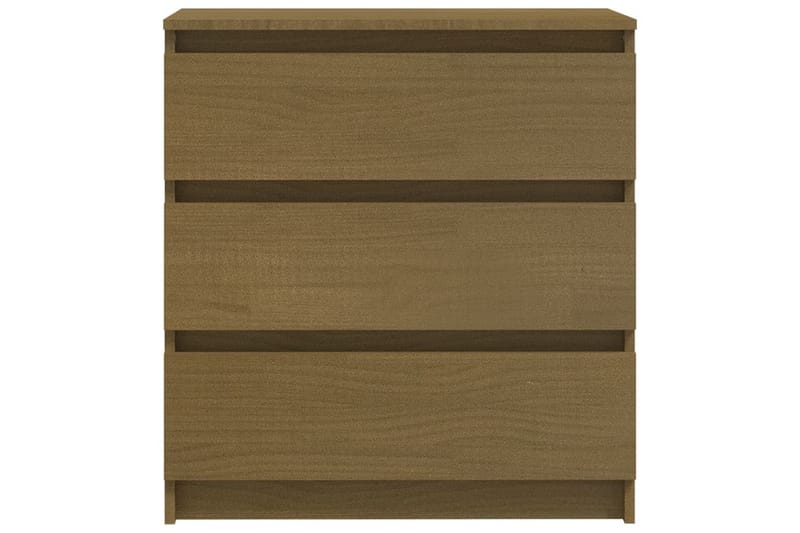 Yöpöytä hunajanruskea 60x36x64 cm täysi mänty - Ruskea - Huonekalut - Pöytä & ruokailuryhmä - Apupöytä & sivupöytä - Yöpöytä